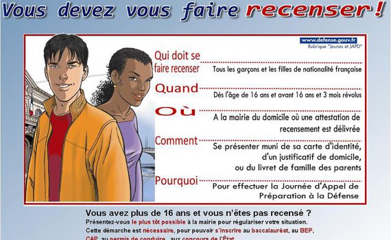 recensement militaire 2018 Nersac